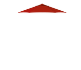 10' Cantilever Umbrella - Red (more colors available)