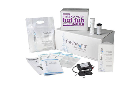 freshwater salt system, hot tub salt water, shop salt water for spas and hot tubs