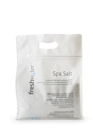 freshwater salt system, salt water for hot tubs, shop salt water spas, spas for sale, salt bag