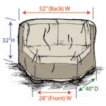 Sectional Modular End RIGHT Cover CP306