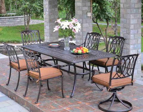 outdoor furniture, patio furniture, outdoor tables, patio sets, cast aluminum