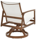 berkeley sling swivel rocker outdoor dining chair