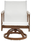 berkeley sling swivel rocker outdoor dining chair