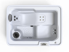 Hot Spring Spas Mini 2-Person Freeflow Spa, Compact 2-person plug-and-play hot tub by Hot Spring Spas