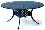 Chateau Outdoor 54" cast aluminum Dining Table