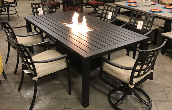 テーブル・チェア・ハンモック COMMA NINE LANDS Fire Place Table WOOD QW Amish Paradise Pub 5pc Fire Table Set – Quality Woods