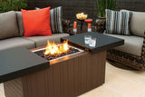 gas firepits for sale, nevis firepit, plank and hide, outdoor gas fire pit, firepit table combo